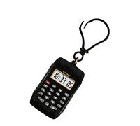 Calculatrice électronique multifonctionnelle avec chaîne d'affichage numérique créative pour étudiant - Porte-clés de poche léger