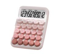 Calculatrice Esthétique - ABS, Clavier À Gros Boutons, Calculatrice De Bureau, Conception Ergonomique À Économie D'énergie | Bureau Mécanique Àgrandes Touches, pour Le Burea, La Maison, L'école