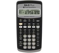 Texas Instruments Calculatrice financière BA-II Plus – 10 chiffres, Mémoire 10 Mo
