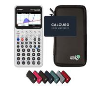 Calculatrice graphique - CASIO - Graph Math+ - Écran couleur 8 lignes x21 - Housse WYNGS incluse - Piles 4×AAA