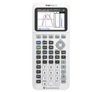 Calculatrice graphique couleur TI-84 Plus CE de Texas Instruments, blanc brillant