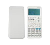 Calculatrice graphique scientifique avec 360 fonctions, calculatrice graphique scientifique avec affichage de 10 + 2 chiffres pour étudiants du collège et du lycée, bureau et entreprise, blanc