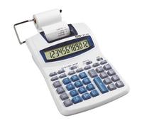 ACCO Ibico – Calculatrice imprimante semi-professionnelle 1214X compacte Blanc/Bleu