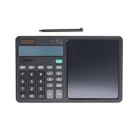 Calculatrice LCD multifonctionnelle, Tablette d'écriture, Croquis, mémo, Calculatrice mathématique, Bloc-Notes pour Bureau, comptabilité financière, étudiants, Enfants et Adultes, (Noir)