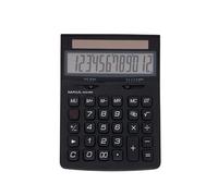 Calculatrice maul bureau eco 850 12 chiffres ecran 1 ligne 3 touches memoires touche pourcentage racines coloris noir
