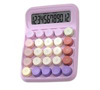 Calculatrice Mécanique 12 Chiffres Grand Écran D'écran LCD Gros Boutons Faciles À Appuyer Sur Le Bureau Pour L'école De Bureau Usage Quotidien De La Comptabilité