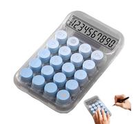 Calculatrice Mécanique - Calculatrice De Bureau Antidérapante avec Grands Boutons Et Style De Clavier Mignon | CalculatriceS Portable Ergonomique pour Étudiants, pour L'apprentissage Ou Une