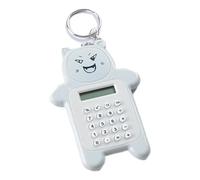 Calculatrice mignonne, petite calculatrice de poche - Calculatrice électronique portable avec porte-clés - Matériel scolaire, matériel de décoration de sac à dos, ornement créatif