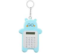 Calculatrice mignonne, petite calculatrice de poche, calculatrice électronique portable avec porte-clés, fournitures scolaires, fournitures de décoration, décoration créative pour décoration de clés