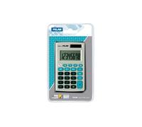 Calculatrice Milán avec étuis bleu 10x7
