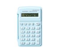 Calculatrice Mini - Bouton Fonctionnant Sur Piles, Aide Arithmétique De Poche, Aide Aux Tests D'examen, Compagnon De Caissier Comptable | Outil De Calcul Portable Avec Couvercle Rabattable Robuste