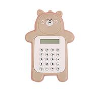 Calculatrice ours 8 boutons sensibles Fonction standard Calculatrice de poche pour enfant garçon fille étudiant école