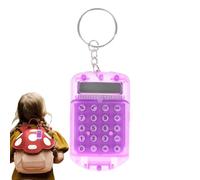 Calculatrice, Petite Calculatrice | Calculatrice électronique de Porte-clés de Poche,Calculatrice à Chiffres Couleur Bonbon, Calculatrice de Porte-clés Mignonne et Fonctionnelle