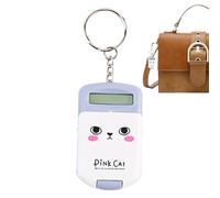 Calculatrice pour, Calculatrice de Poche, Calculatrice électronique de Porte-clés de Poche, Calculatrice de Porte-clés à Chiffres pour Usage Domestique et Scolaire, Pendentif Porte-clés uni