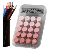 Calculatrice pour, Clavier mécanique de Calculatrice Portable Ergonomique | avec boutons mécaniques pour l'apprentissage des mathématiques à l'école, devoirs en classe, élèves du prim