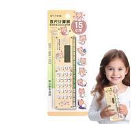 Calculatrice pour enfants pour l'école, petite calculatrice avec règle | Calculatrice numérique avec règle - Calculatrice portable légère, calculatrice alimentée par batterie pour enfants