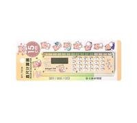 Calculatrice pour pour L'école - Adorable Appareil De Mesure De Caractères, Machine Arithmétique De Poche | Une Aide À L'étude Durable Combine des Fonctions Numériques Et Un Utilitaire De Règl