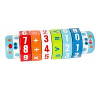Small Foot Design – Boulier de calcul en bois beige – Jeu d'apprentissage dès 6 ans