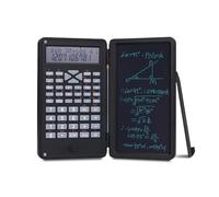 Calculatrice Scientifique à 240 Fonctions, Tableau d'écriture de 6 Pouces, Stylet électronique Inclus, Couvercle de Protection, Bouton de Commande, Batterie 1 x CR2025, Couleur Noire
