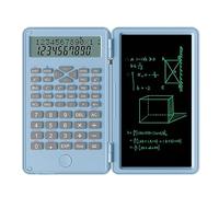Calculatrice Scientifique avec Bloc-Notes, Calculatrice à Affichage LCD à 10 Chiffres, Calculatrice de Bureau Multifonctionnelle Pocket Mute pour Étudiants, Lycées et Collèges (Bleu Ciel)