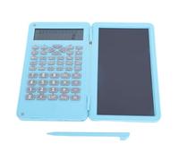 Calculatrice Scientifique avec Bloc-Notes, Grand écran à 12 Chiffres à 2 Lignes, Calculatrice Mathématique avec Tablette D'écriture LCD de 6 et Stylet, pour L'école, Le Bureau