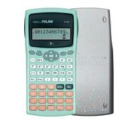 Calculatrice scientifique - Collège et lycée - 240 fonctions - Argent/Vert - Milan