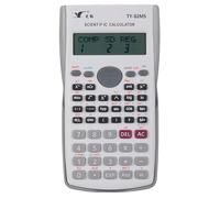 Calculatrice scientifique de mathématiques 240 degrés multifonction avec écran LCD à 2 lignes, idéale pour les enseignants, les étudiants, l'école, le bureau, portable à transporter
