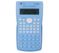 Calculatrice scientifique de mathématiques 240 degrés multifonction avec écran LCD à 2 lignes, idéale pour les enseignants, les étudiants, l'école, le bureau, portable à transporter