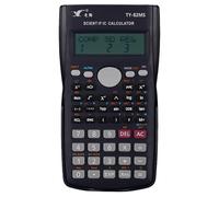 Calculatrice scientifique de mathématiques 240 degrés multifonction avec écran LCD à 2 lignes, idéale pour les enseignants, les étudiants, l'école, le bureau, portable à transporter