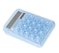 Calculatrice scientifique élégante avec clavier flexible à, Blue | Construction ABS, matériaux ergonomiques légers, conception pratique pour les examens des étudiants en bureau,