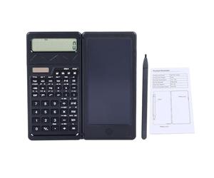 Calculatrice Scientifique et Tablette d'écriture Manuscrite avec Design Pliable - Tableau d'écriture LCD pour calculs statistiques et Dessin d'images - Outil mathématique alimenté