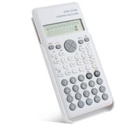 Calculatrice Scientifique Fonctions Compatible avec Les Programmes du Collège Lycée et Universit Idéal pour Le Bureau et Les Études (Blanc)