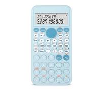 Calculatrice scientifique mignonne calculatrice de bureau avec 240 fonctions, écran LCD 2 lignes, idéale pour les étudiants, l'école, le bureau, portable à transporter