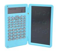 Calculatrice Scientifique pour étudiants, 5,91 X 3,54 X 0,59 Pouces, écran LCD à 10 Chiffres, Calculatrice Scientifique Pliable avec Bloc-Notes pour Fournitures de Collège et de