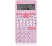 Calculatrice Scientifique,Rose Mince et portatif, Affichage à Deux Lignes, Calcul Multifonctionnel, Convient aux étudiants ou aux Bureaux