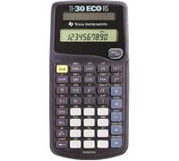 Calculatrice scientifique - TEXAS INSTRUMENTS - TI-30 ECO RS - Solaire - Affichage 10 chiffres - Noir