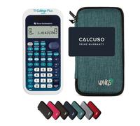 Calculatrice scientifique - TEXAS INSTRUMENTS - TI-College Plus - Solaire & CR2032 - Écran LCD TI-SmartView - Étui turquoise