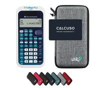 Calculatrice Scientifique Texas Instruments TI-Collège Plus Solaire + Housse de Protection Gris Clair + Garantie 5 Ans