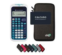 Calculatrice Scientifique Texas Instruments TI-Collège Plus Solaire + Housse de Protection Gris Foncé + Garantie 5 Ans