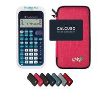 Calculatrice Scientifique Texas Instruments TI-Collège Plus Solaire + Housse de Protection Rose + Garantie 5 Ans