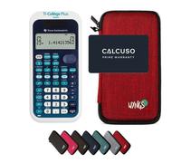 Calculatrice Scientifique Texas Instruments TI-Collège Plus Solaire + Housse de Protection Rouge + Garantie 5 Ans