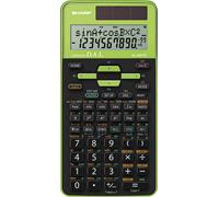 Calculatrice scolaire scientifique Sharp EL-520 TS verte 420 fonctions, solaire/pile