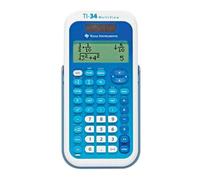 Calculatrice scolaire - TEXAS INSTRUMENTS - TI-34 Multi View - Écran 4 lignes - Énergie solaire - Scientifique