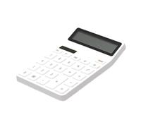 Calculatrice solaire à 12 chiffres avec batterie et alimentation solaire - Commutation automatique pour la salle de t les calculs domestiques - Calculatrice de finances domestiques