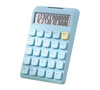 Calculatrice solaire à 12 chiffres avec grand écran LCD et bouton d'alimentation pour la maison, l'école et le bureau