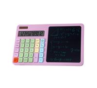 Calculatrice solaire à 12 chiffres avec grand écran LCD et fonction scientifique standard à énergie solaire