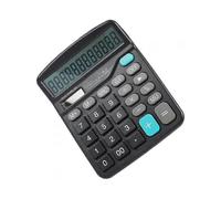 Calculatrice solaire grand écran, affichage clair, calculatrice financière pour les entreprises et l'ingénierie