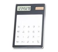 Calculatrice solaire ultra fine pour étudiants, calculatrice de construction en plastique, 1 calculatrice pour enfant, petite fonction, calculatrice ultra scolaire, calculatrice de base fine,
