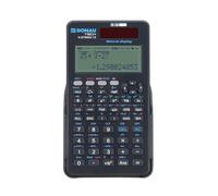 Calculatrice technico-Scientifique DONAU Tech/Solaire et à Piles/Affichage Naturel / 417 Fonctions/Graphite/Étui de Protection pour Calculatrice/Étui Coulissant