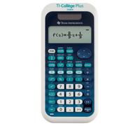 Texas Instruments TI College Plus calculatrice Poche Calculatrice scientifique Noir, Bleu, Blanc
